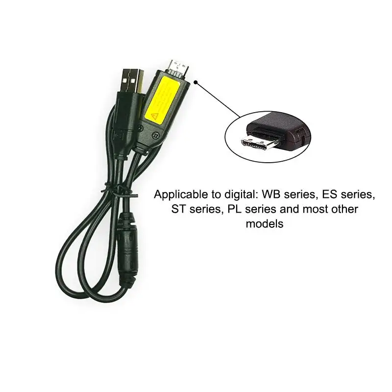 Фото USB-кабель для передачи данных для камер Samsung ES65, ES75, PL170, NV3, ES7: улучшенный кабель для быстрой передачи данных, идеально подходит для ежедневных задач по резервному копированию фотографий. №2