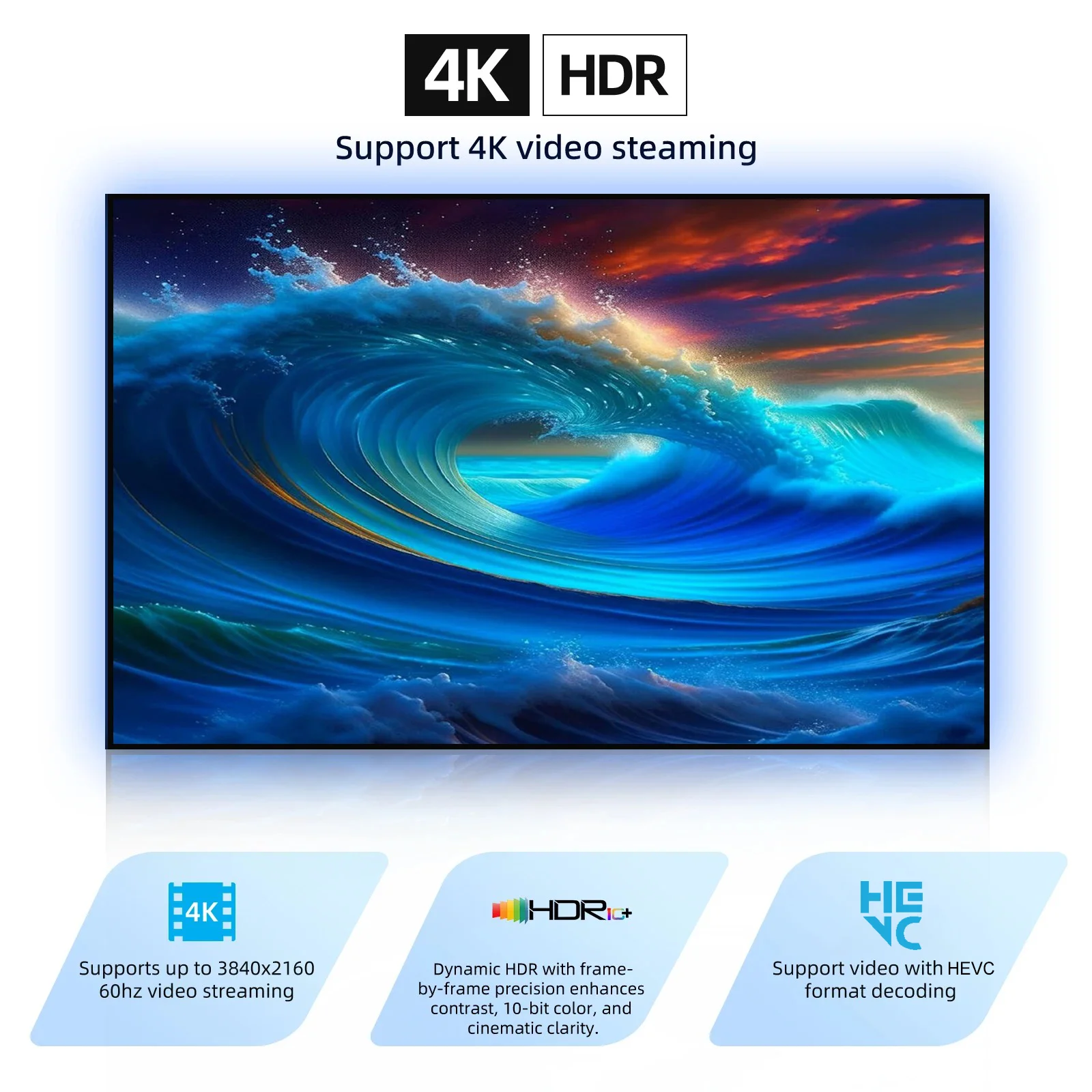Фото ACECONN Pi2 π2 потоковая передача Linux iptv коробки 4K HD TVONAIR STB-плеер OTA Dual WiFi BT Поддержка премиум-класса с дистанционным управлением TV Box №2
