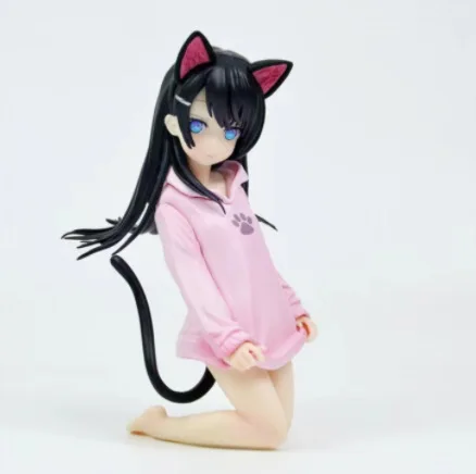 

Cat Ear Beauty Girl Anime Handmade Model Desktop Case Cake Decoration Surrounding Holiday Gifts Environmental Protection