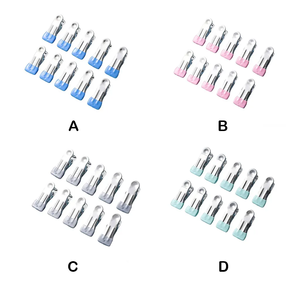 

10 шт., многофункциональные зажимы для сушки одежды и пляжа