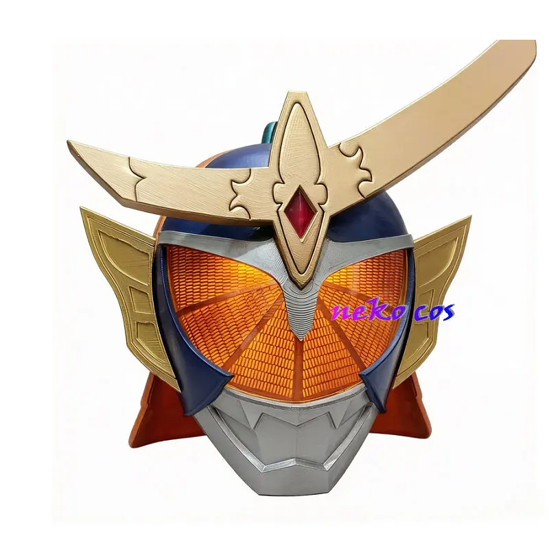 Фото Маска Nekocos Rider Gaim из смолы для косплея, индивидуальный размер, реквизит, игрушка, подарок на Хэллоуин, для ролевых игр №1