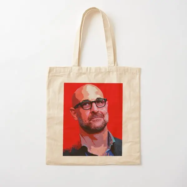 Stanley Tucci Cotton  Canvas Bag Travel Printed Ladies Unisex Women Grocery Reusable Shopper Tote Casual Designer Fashion