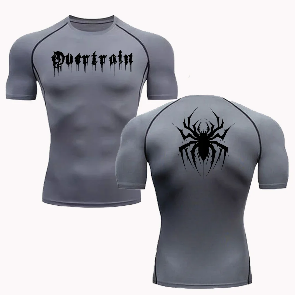 Футболка мужская компрессионная для занятий спортом с длинным рукавом