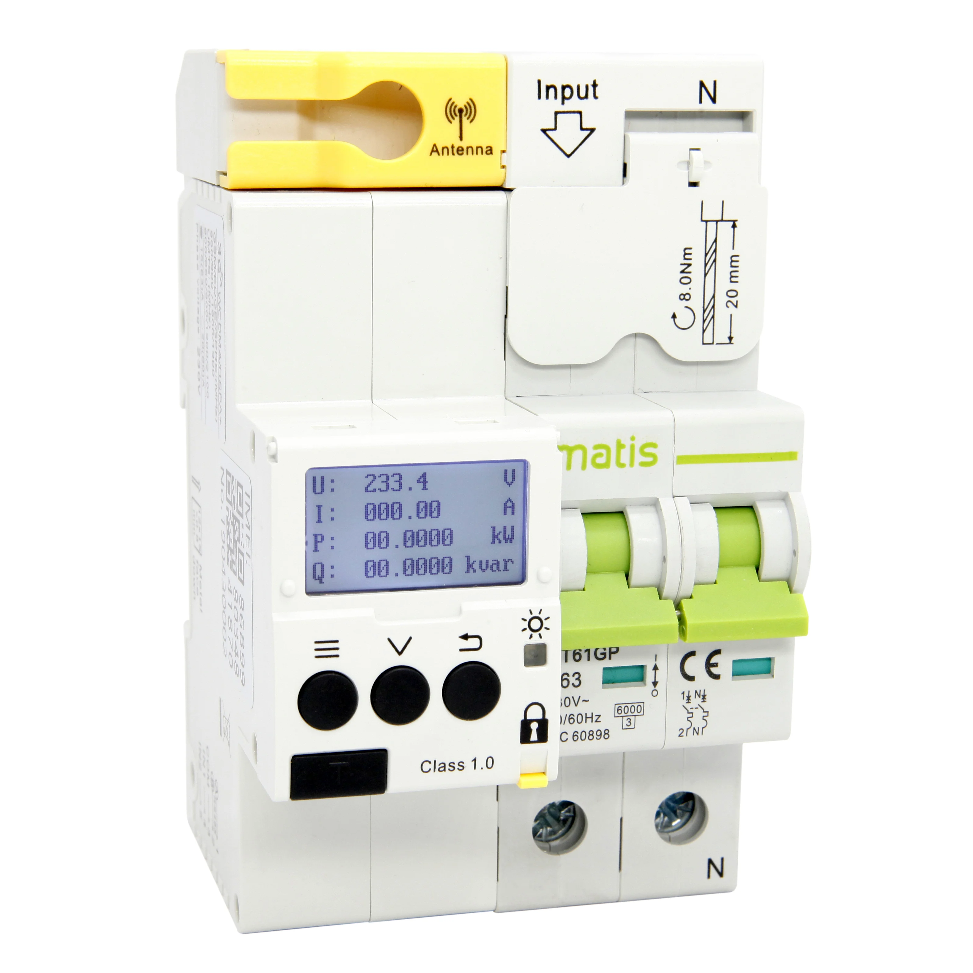 

matis New 2020 single phase smart prepaid meter software for solar energy