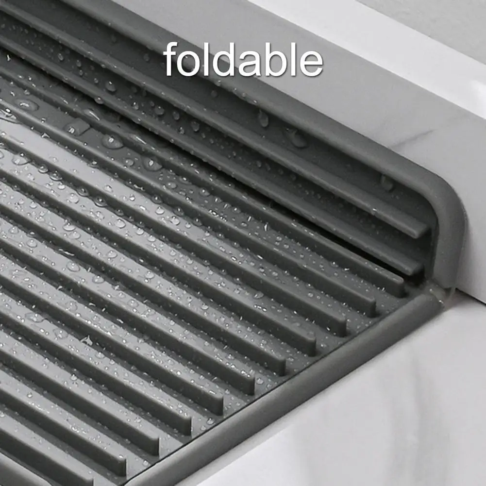 

Unique Sink Splash-proof Protective Mat Worktop Drip Protector Sink Splash Guard 4 Colors Reusable