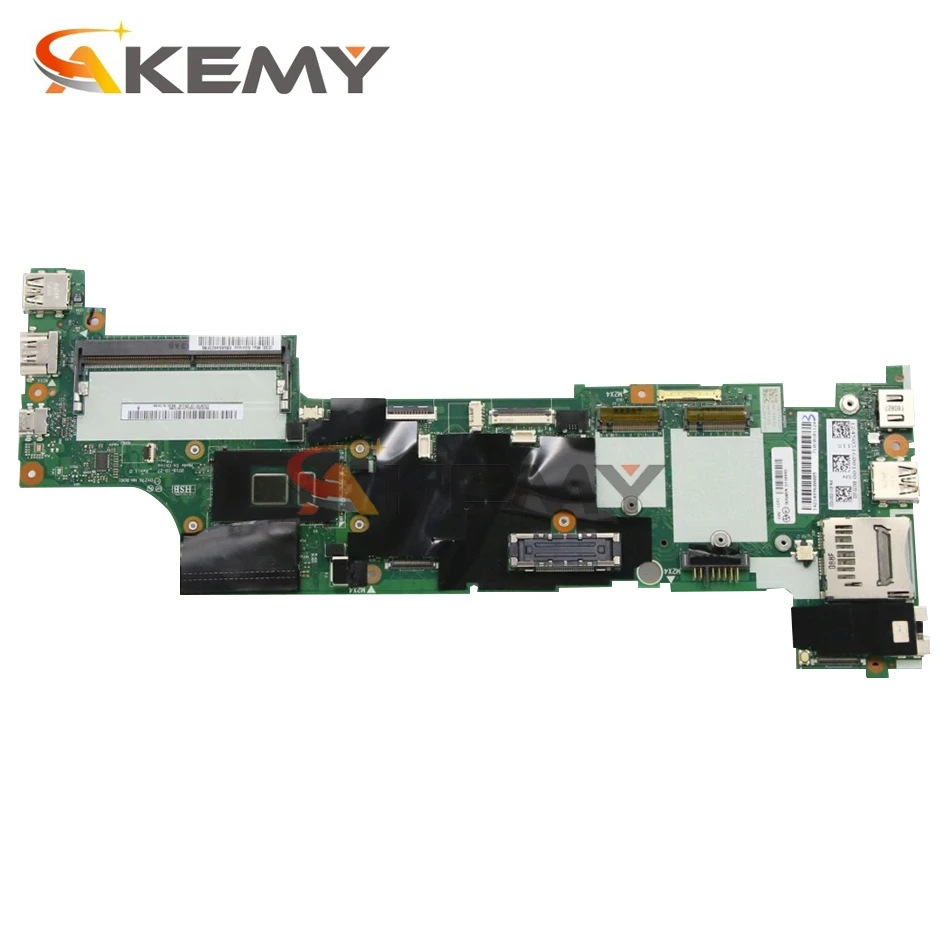 Материнская плата Akemy для ноутбука Lenovo Thinkpad X270 модель DX270 NM-B061 CPU I5 6300U 100% тестовая