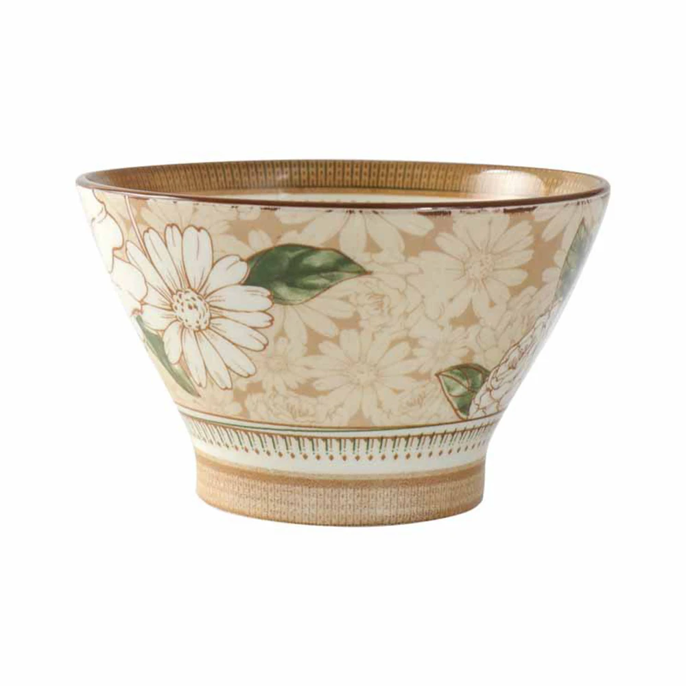 

Camellia Ceramic Bowls for Ice Cream,Soup,Cereal,Rice, Snack,Side Dish,Condiment Microwave and Dishwasher Safe -5 Inch