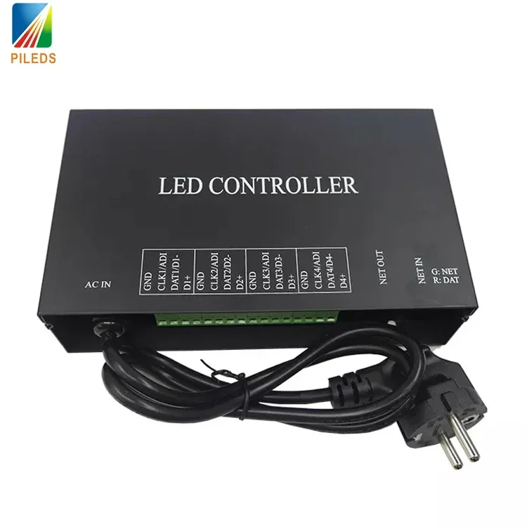 Фото 2026 H802RA 4-портовый контроллер вывода RGB RGBW Pixel Ethernet DMX Поддержка DMX512 UCS512 UCS1903 WS2811 SK6812 APA102 №3