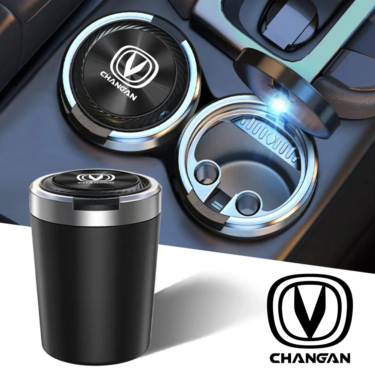 Автомобильная пепельница cenicero с текстурой автомобильных аксессуаров для CHANGAN CS15