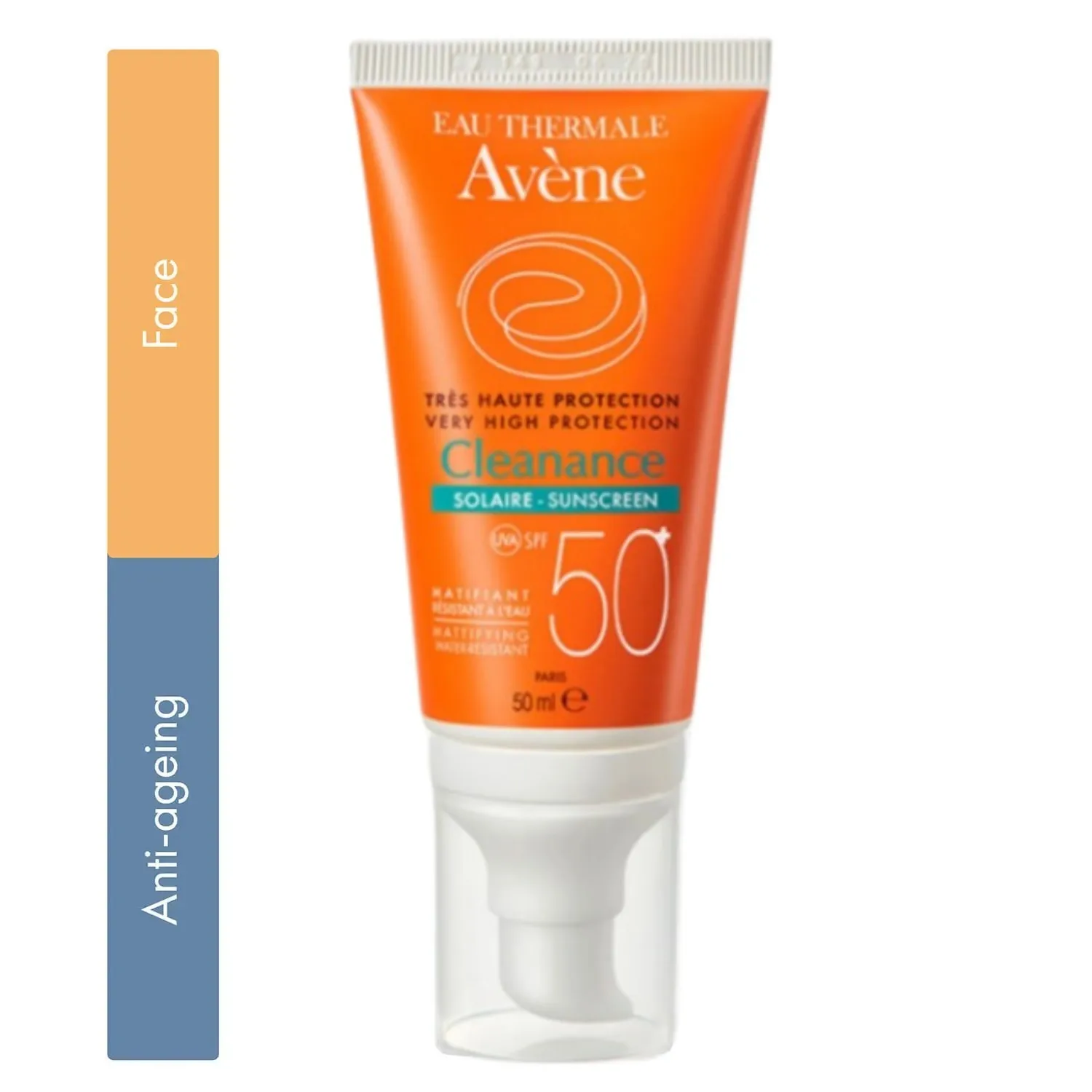 

Солнцезащитный крем для лица и тела Avene 50 + Уфа/уфв, антивозрастной солнцезащитный, освежающий контроль жирности кожи, 50 мл