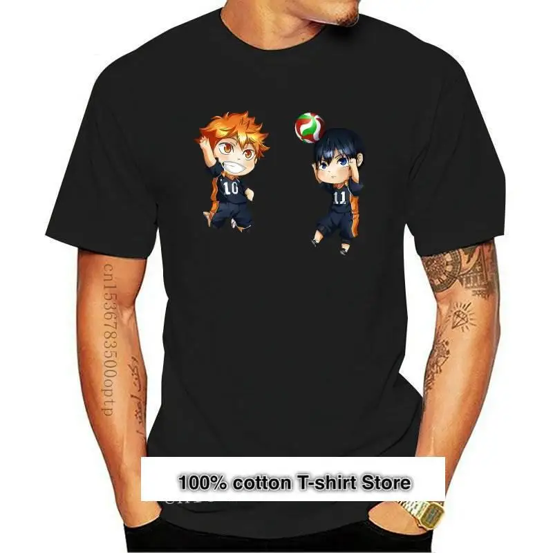 Camiseta de Anime Haikyuu para hombre camisetas манга corta japonesas Hip-Hop voleibol Club Tops cuello Round Do
