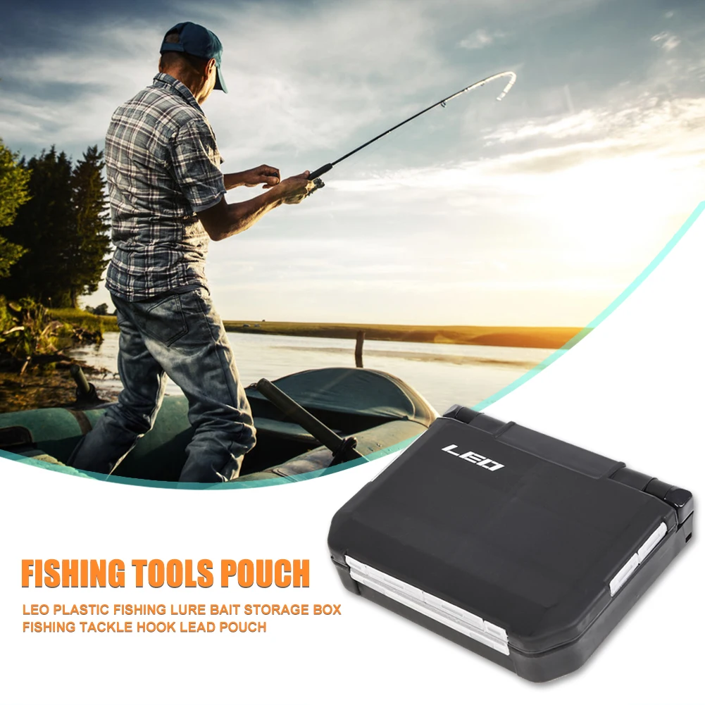 

Plastic Fishing Lure Bait Storage Box Lead Pin Case Compression Resistance Fishing Tackle Jig Hook Outdoor Fishing