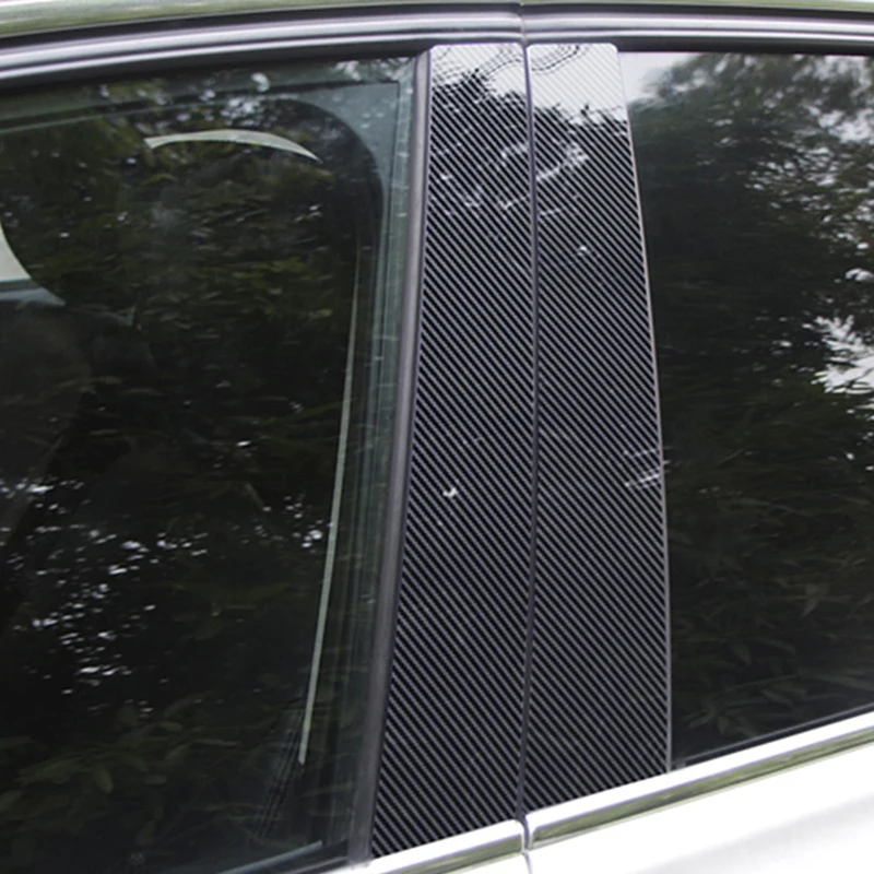 

10Pcs Car Pillar Posts for Toyota Vios Yaris XP150 4-Door Sedan 2014-2022 Door Window Trim Cover Stickers Auto Styling