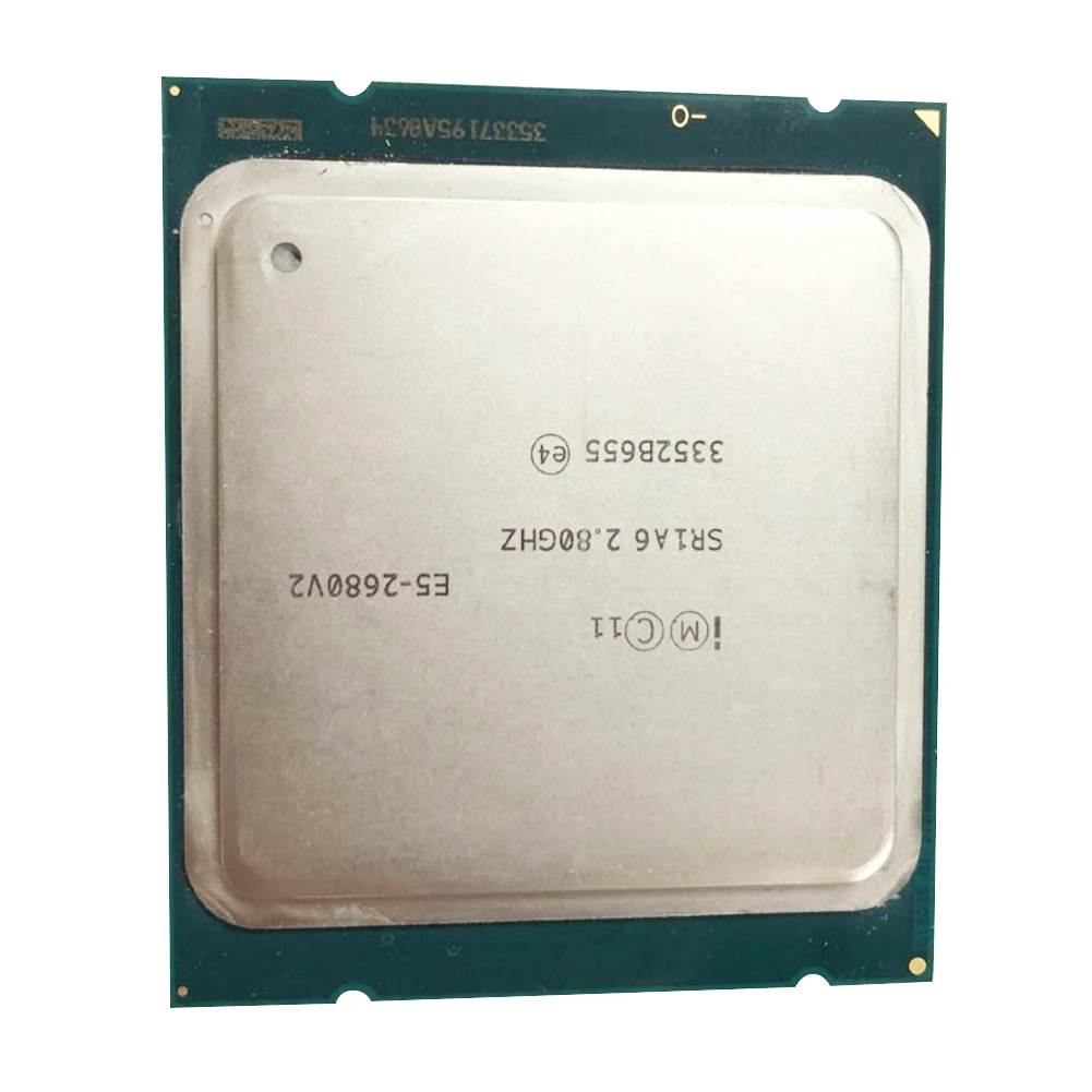 Для Intel Xeon E5-2680 V2 для X79LGA 2011 материнская плата 10 ядер процессор 2 8 ГГц 25M 115 Вт DDR3 ЦП