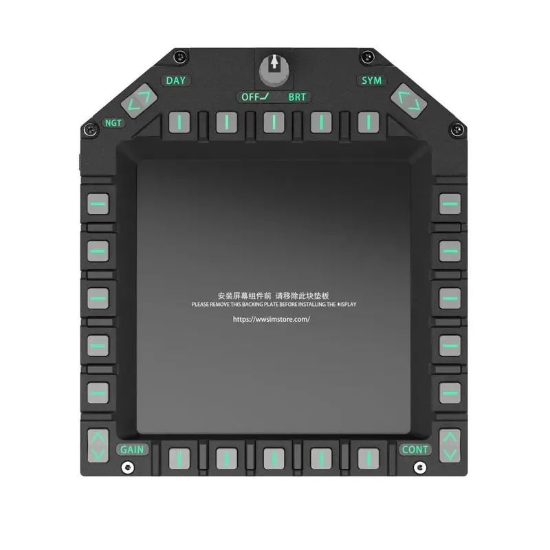 Фото Многофункциональная панель управления WINWING DCS F18 MFD для авиасимуляторов №3