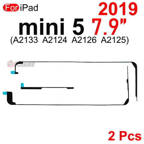 2 шт./лот для Apple iPad mini 1/2/3/4/5/6 7,9 дюйма A1432 A1489 A1599 A1538 A2133 A2567 ЖК-дисплей с сенсорным экраном, клейкая наклейка