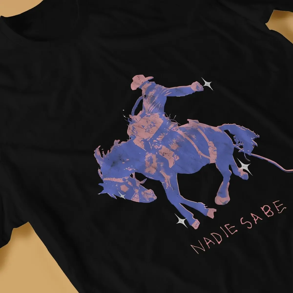 Мужская футболка с круглым вырезом из хлопка