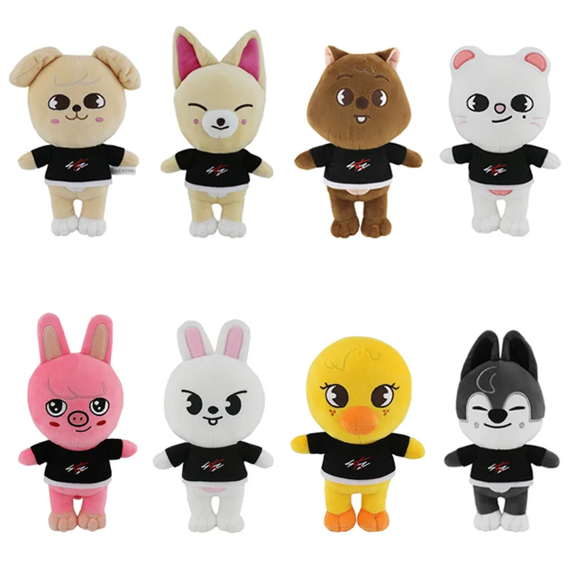 New 25CM Skzoo Plush Doll toys Cartoon Stray Kids Stuffed Plush Animal Doll Kawaii For Children Adults Fans toys Gift