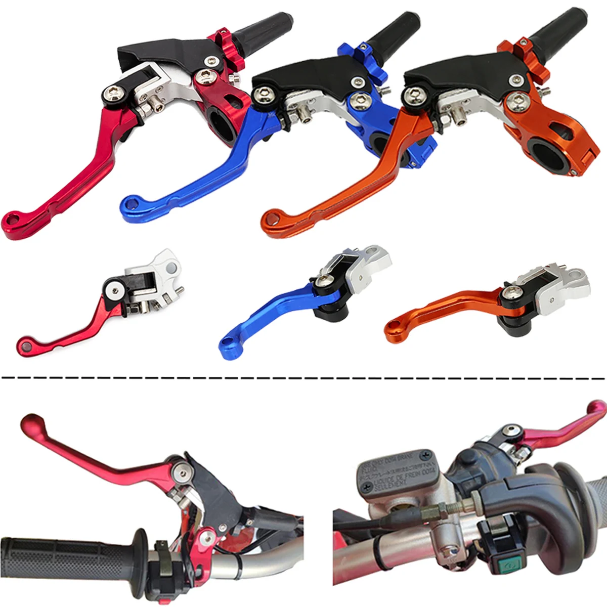 

CNC Motocross for CRF for KAYO BOSUER T4 T6 K6 MX6 Modified 360 Degree Folding Anti-drop labor-saving clutch Brake Handle