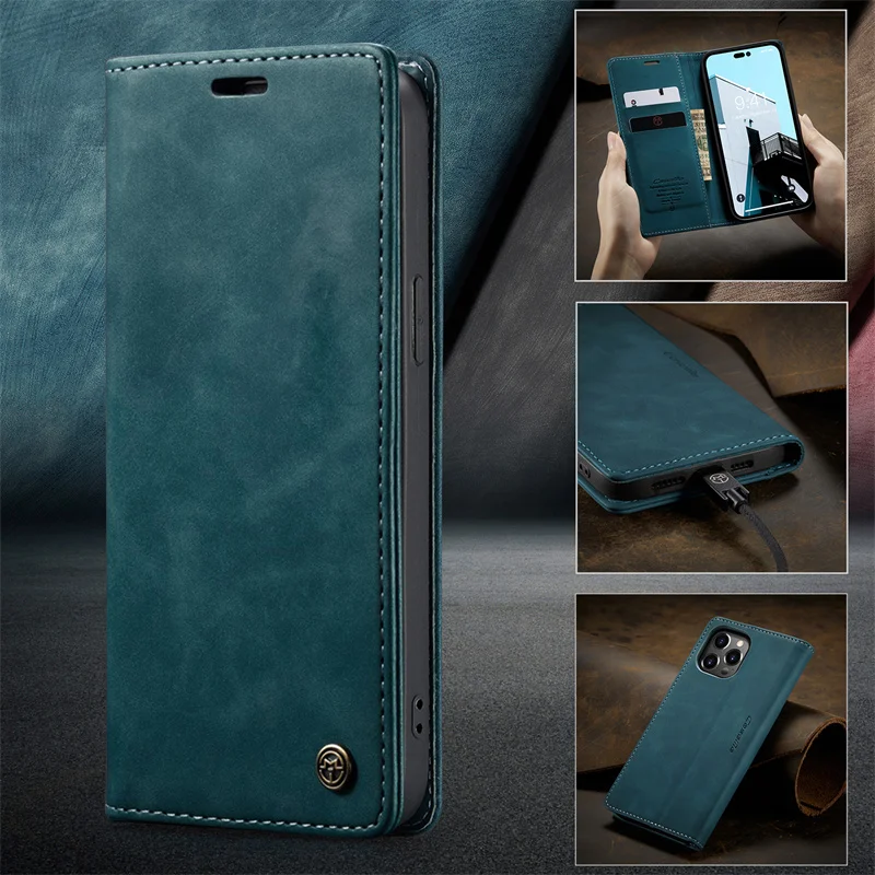 

Classic Leather Flip Case For Huawei P40 Pro Case on For Capa Huawei P40Pro P40 lite P30 Pro P30 lite Coque Magnetic Wallet Case