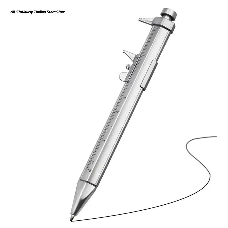 

1 шт. многофункциональная ручка-штангенциркуль 0,5 мм, гелевые чернила, ручка-штангенциркуль, шариковая ручка, канцелярские принадлежности, п...