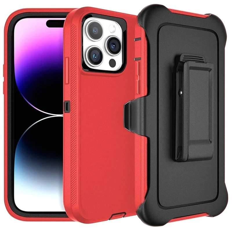 Фото Защитный чехол для iPhone 16 15 14 13 12 11 Pro Max Plus SE2 7 8 6 6s plus X XS MAX XR, бронированный противоударный чехол-Кобура №2