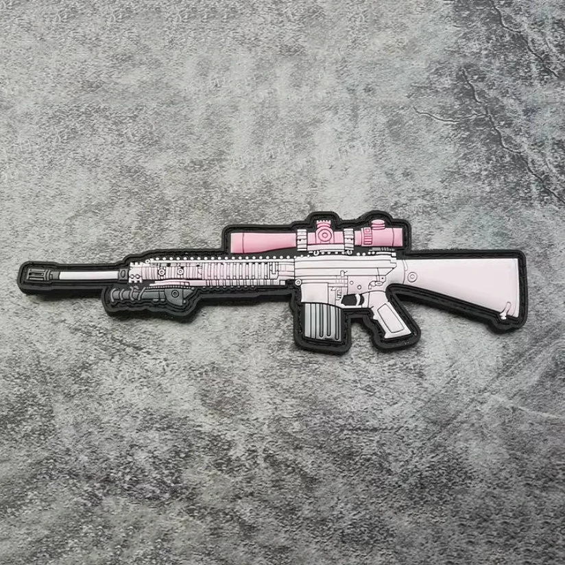 3D ПВХ оружие нашивки для винтовки снайперское Штурмовое ружье карабенская