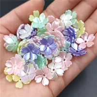 40pcs diy spacer beads 14mm charms jewelry findings for jewelry making acrylic headwear earrings making flower torus shape