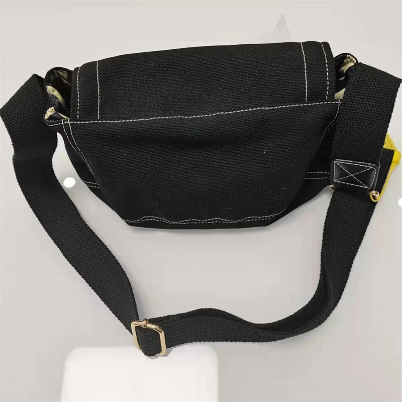 

2022 Popular Women Black Canvas Bag All-match Shoulder Bag