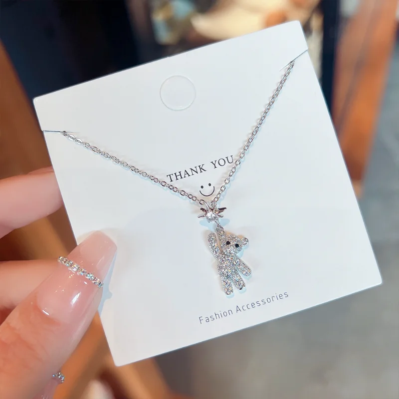 

Winoneday, милая Женская цепочка из нержавеющей стали, ювелирные изделия, ожерелья, роскошный чокер с цирконием