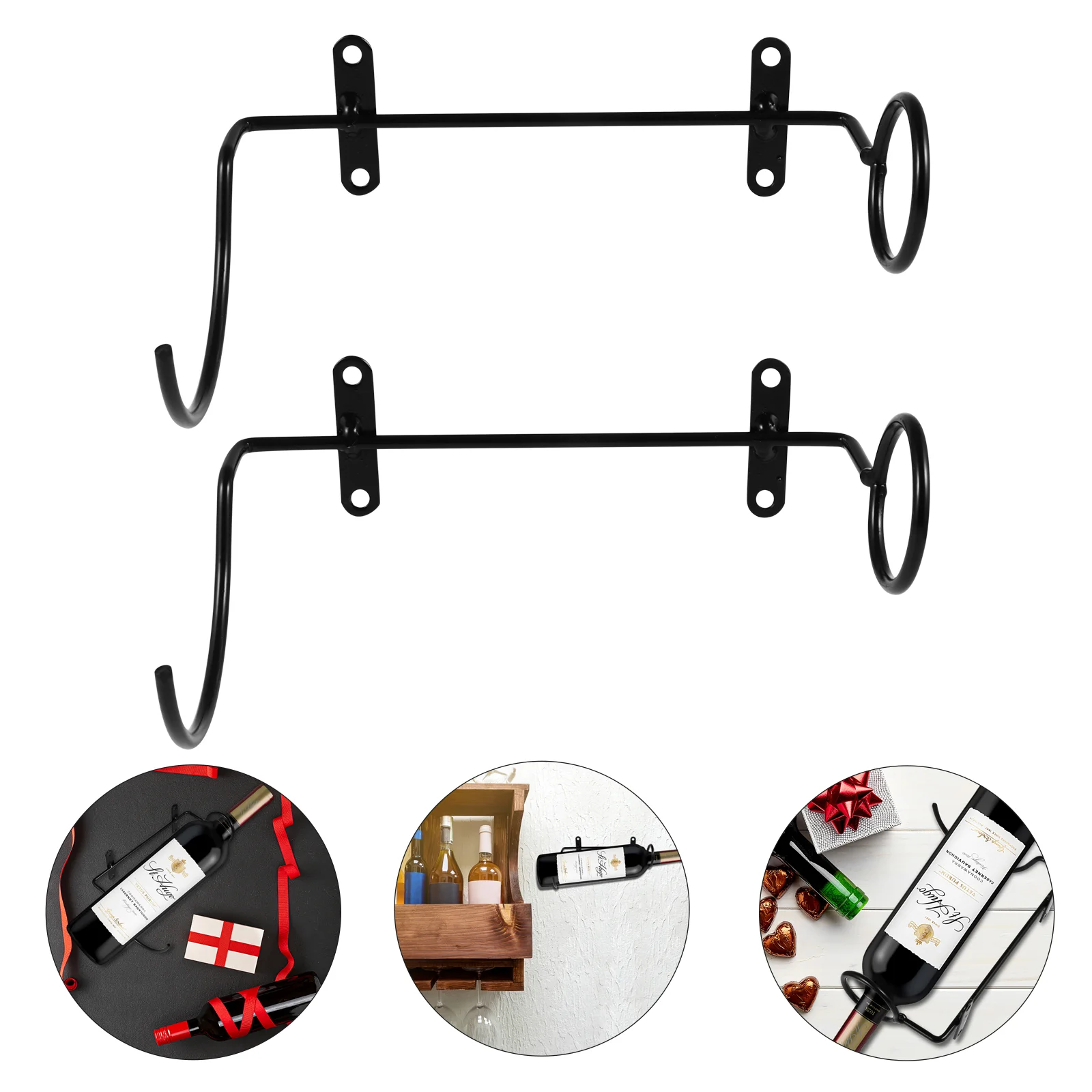 Органайзер для хранения держатель стойки подвесной тип черный кованый утюг