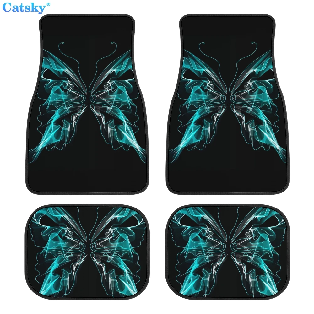 

Butterfly Animal Cute Car Floor Mats Interior Accessories Custom Pattern Anti-slip Protection Gift Fits Most Car Floor Mats