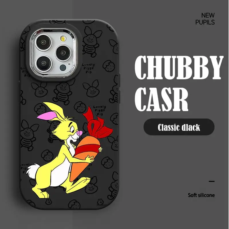 Мультяшный кролик Eeyore мама Heffalump поросенок Kanga пухлый чехол для телефона iPhone 15 14
