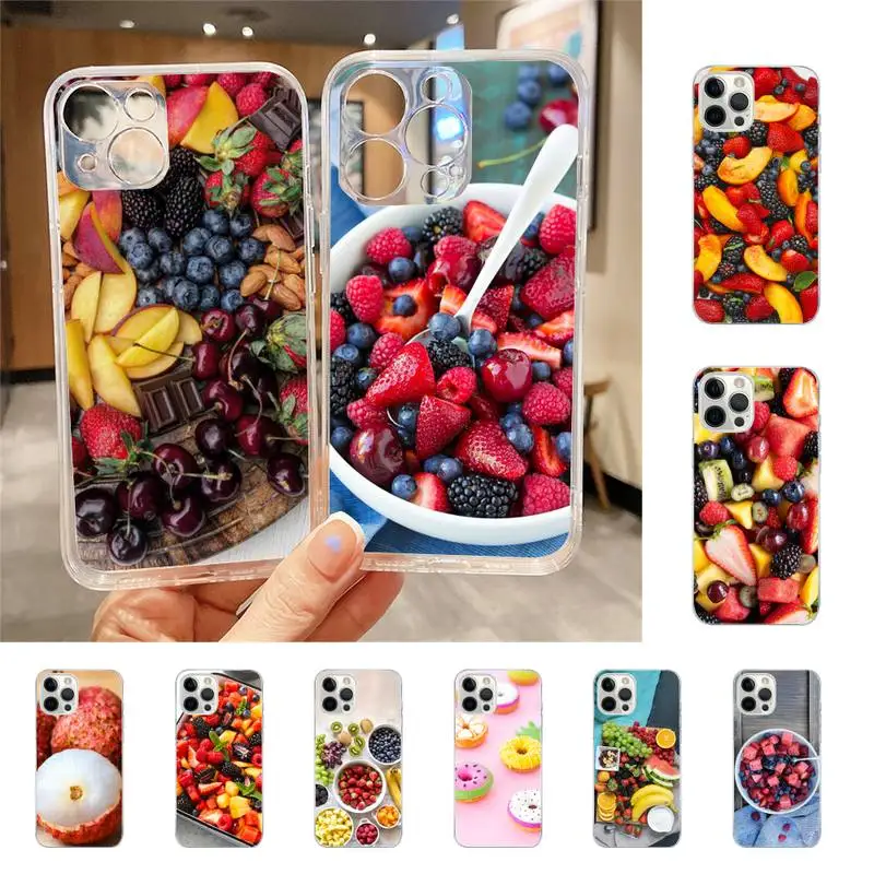 

Summer Fruit Strawberry Phone Case For Iphone 7 8 Plus X Xr Xs 11 12 13 Se2020 Mini Mobile Iphones 14 Pro Max Case