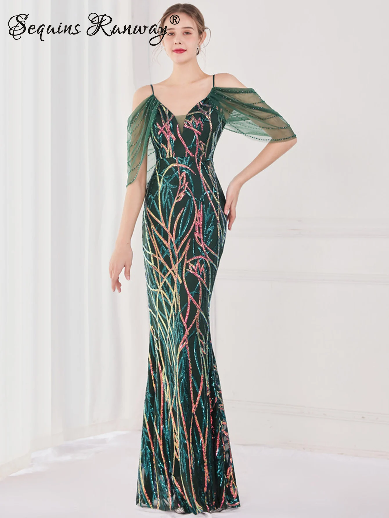 Сексуальное черно-белое летнее платье с открытой спиной и блестками женские