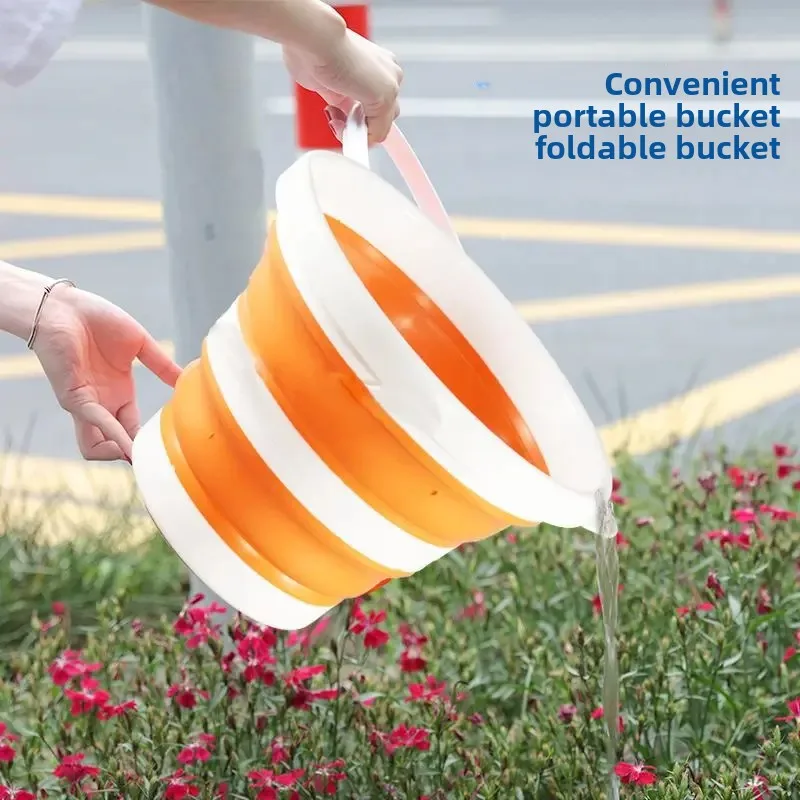 Складное пластиковое ведро на 10 л