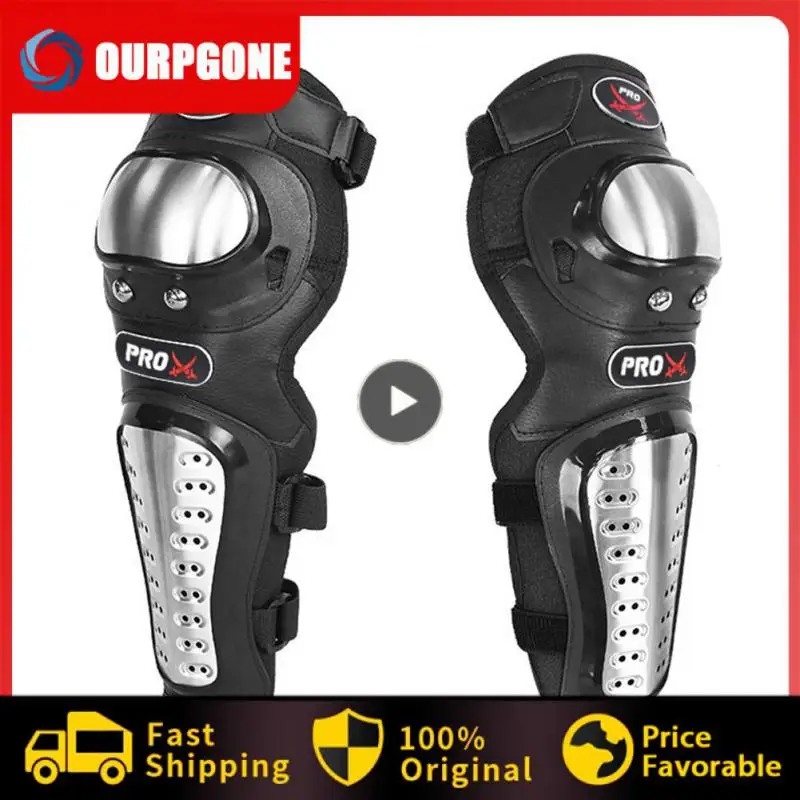 

Gear Protector Guards Kit Universal Stainless Steel Moto Elbow Knee Pads Anti Falling Anti-collision Riding Protector