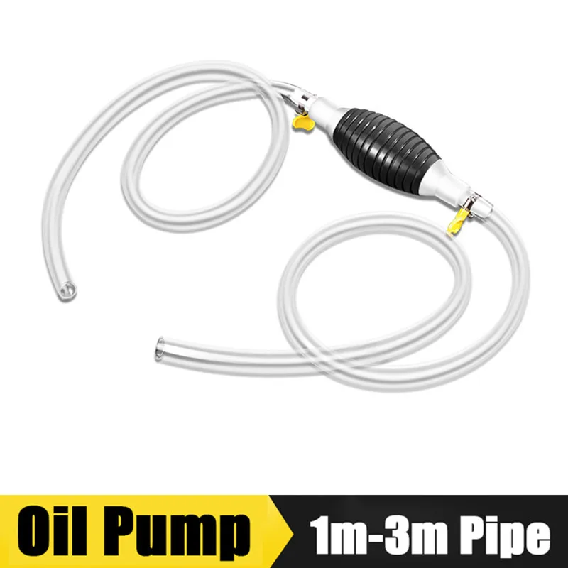 

Hand Fuel Pump Car Fuel Tank Sucker Oil Transfer Fuel Pump Petrol Diesel Liquid Manual Pump Syphon Fuel Saver for Gas Gasoline