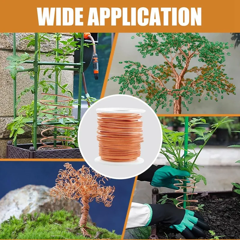 Медная проволока 99.9% чистая неизолированная медная для садоводства
