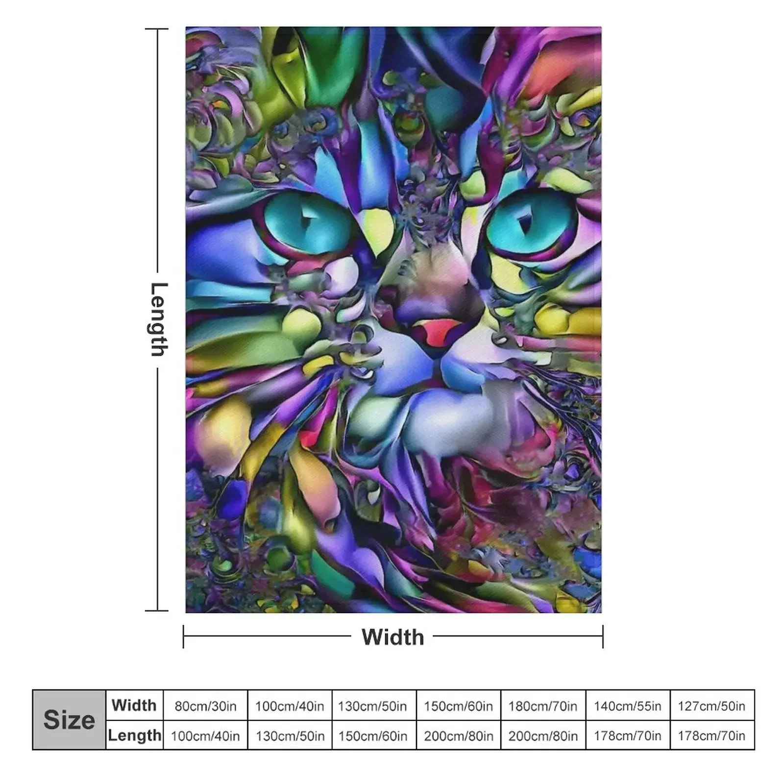 Одеяло Andyna Pacific gat cat chat kitty декоративное летнее одеяло