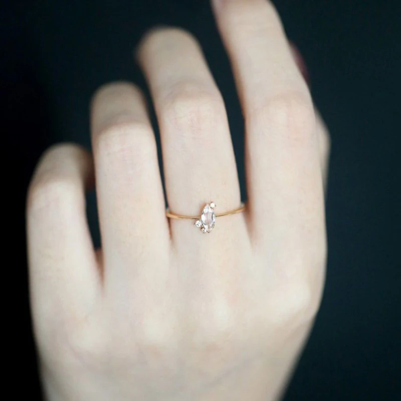 Женское кольцо с бриллиантами роскошное изысканное обручальное Ювелирное