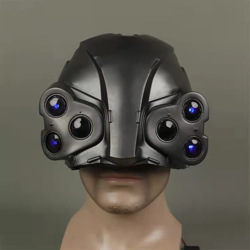 

Cyberpunk Masks With LED Futuristic Dystopian Cospla Accessories Music Festival And Rock Scene Props Fit For Halloween And Party