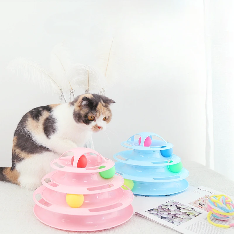 

Игрушки для домашних животных, башня для кошек, трек для котят, Четырехслойный тоннель для кошек, интерактивные веселые игрушки для кошек, товары для кошек, игрушка для кошек