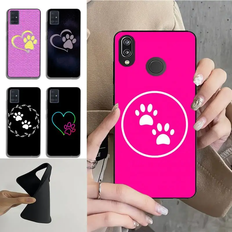 

Dog Paw Phone Case Fundas Shell Cover For Xiaomi Redmi Note 8 9 10 11 Pro S