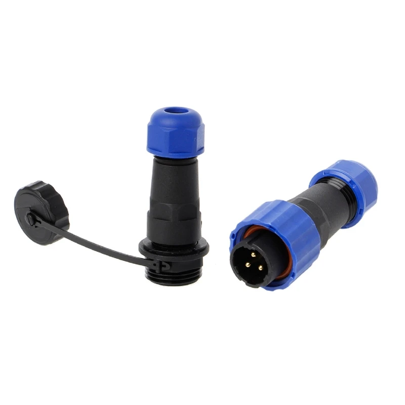 Фото Водонепроницаемый авиационный штекер, IP68 SP16 3pin/4pin/5pin/6Pin/7pin/9pin №3