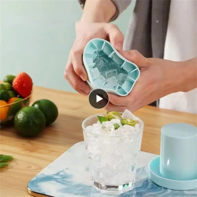 

Ice-making Tool Coolers Ice Cubes Tray Food-grade Ice Bucket Frozen Drink Maker Silicone Easy Demoulding Ice Bucket Cup Home Diy