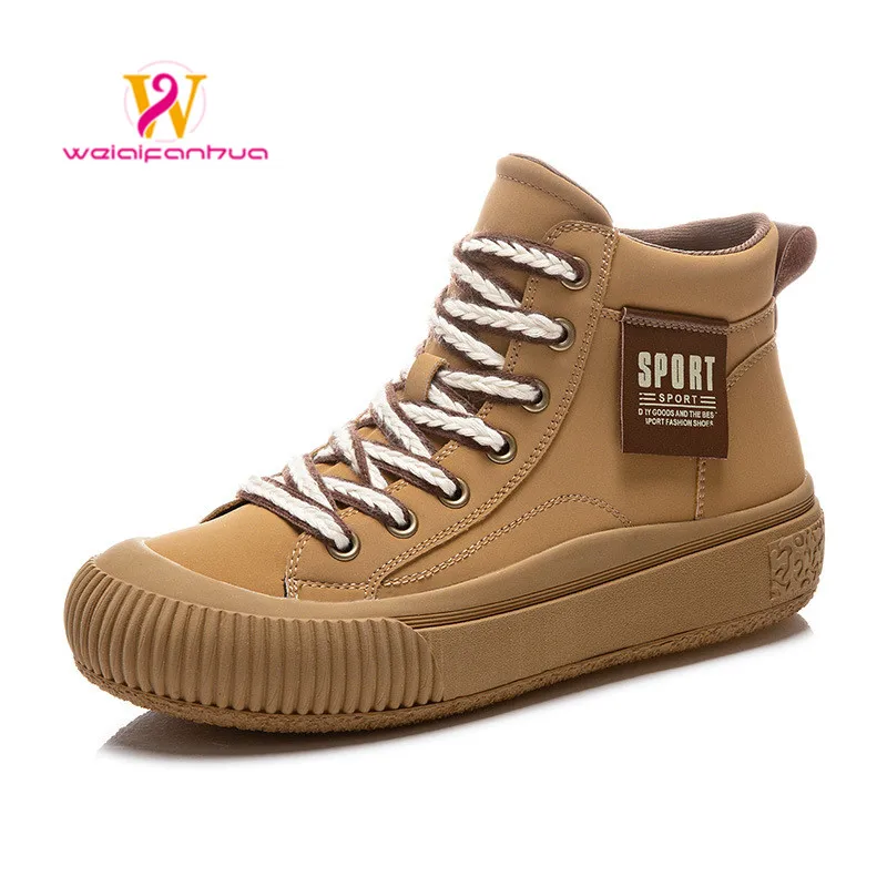 

New Women's Boots Fall/Winter 2022 Platform Small White Shoes Women Casual Versatile Genuine Leather Sports Single Shoes Women