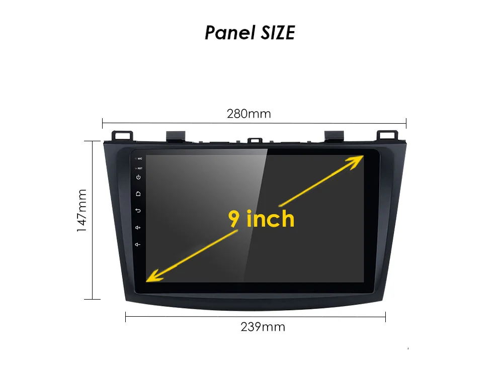 Автомагнитола 2 din для Mazda 3 2004-2013 maxx axela android 10 автомобильное радио стерео GPS Carplay Wi-Fi