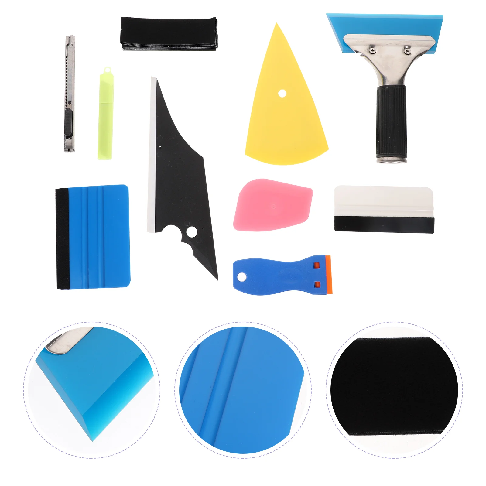 

28 Pcs Car Tint Film Squeegee Tools Car Window Wrap Kit Vehicle Film Kit
