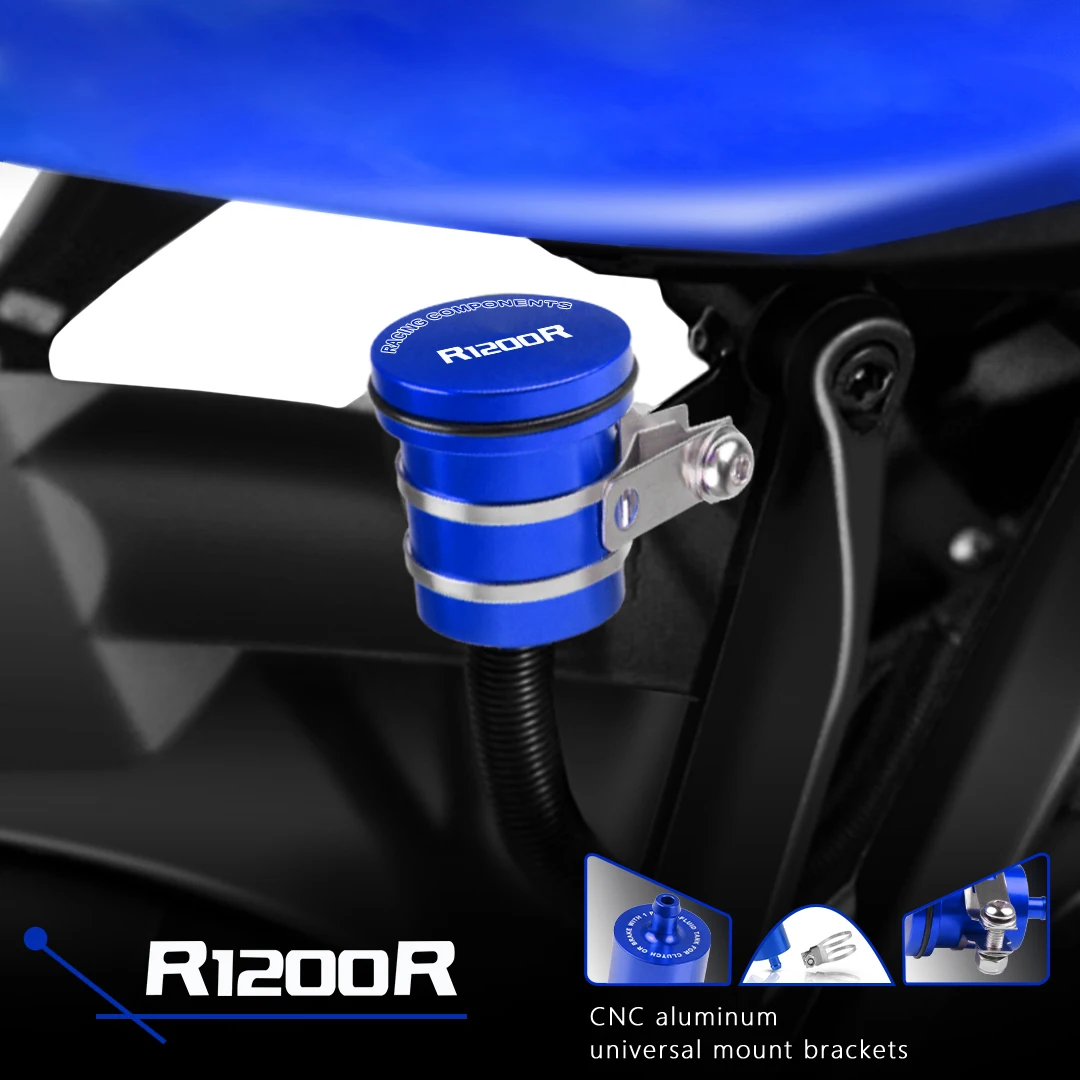 

For BMW R1200R R 1200R 1200 R 2006-2014 2013 2012 2011 2010 2007 2008 Motorcycle Brake Fluid Reservoir Clutch Tank Oil Fluid Cup